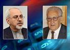 Zarif, Brahimi talk Syria on phone 