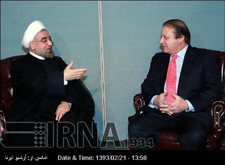 President Rouhani confers with Pakistani PM 