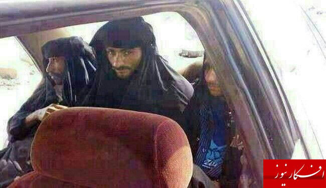 اعضاء داعش با لباس زنانه درحال فرار+عکس
