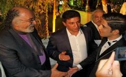 بازیگر معروف‌ در مراسم‌ ازدواج‌ دختر‌ قلعه‌نویی + عکس