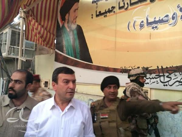 استاندار کربلا در منزل الصرخی+عکس