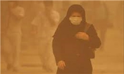 بروز گرد و غبار در جنوب تهران
