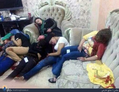 قتل عام داعش در مهمانی زنانه+تصاویر(۱۸+)