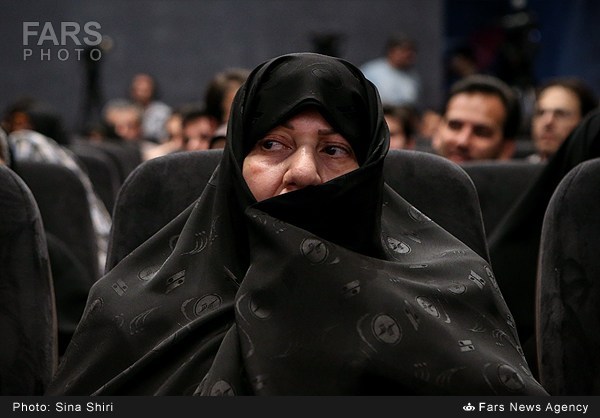 همسر روحانی در همایش فلسطین+عکس