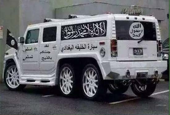 خودروی شخصی "البغدادی"!+ عکس