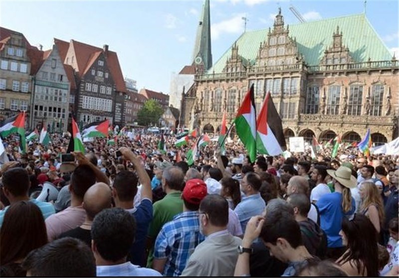 آلمانی‌ها در راهپیمایی روز قدس+عکس