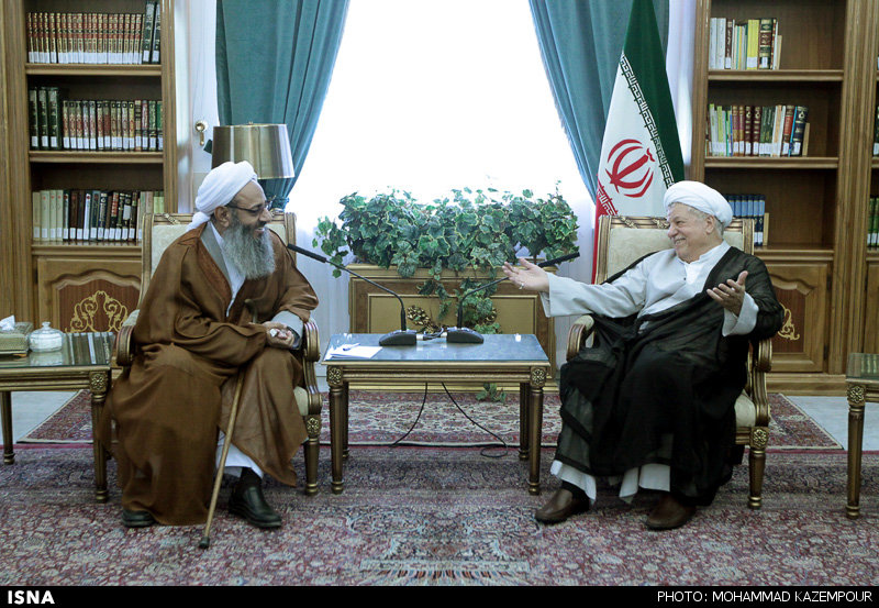 رفسنجانی و مولوی عبدالحمید+عکس