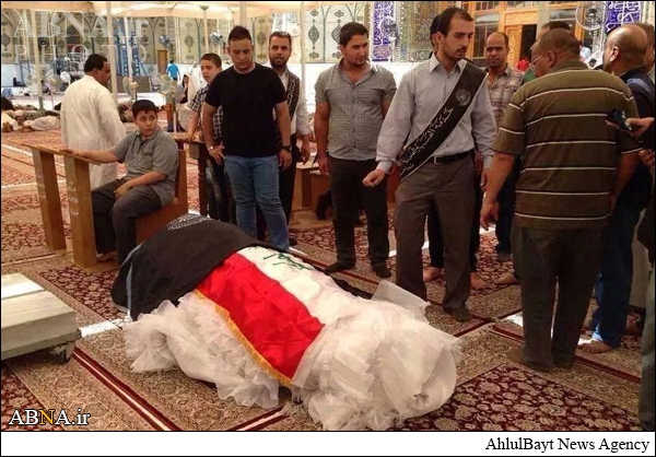 شهادت نوعروس عراقی در کاظمیه+عکس