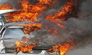 مرگ ۱۲ تن در آتش تصادف دو خودرو