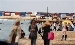 موج بدحجابی در سواحل گیلان