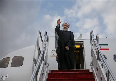 روحانی وارد مشهد مقدس شد