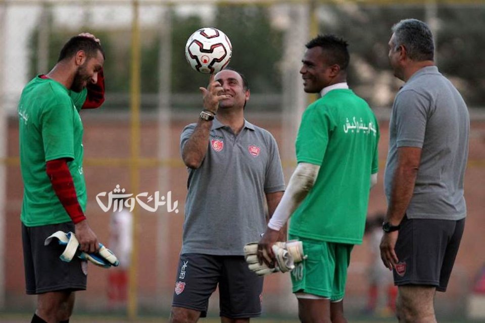 شیرین‌کاری مربی جدید پرسپولیس+عکس