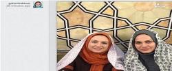 خانم کارگردان در حرم رضوی+عکس
