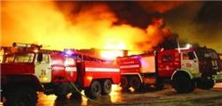 آتش سوزی خودروی آر.دی در اتوبان رسالت