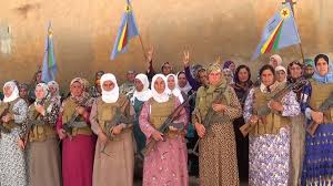 شیوه مبارزه یک زن عراقی با داعش در کوبانی