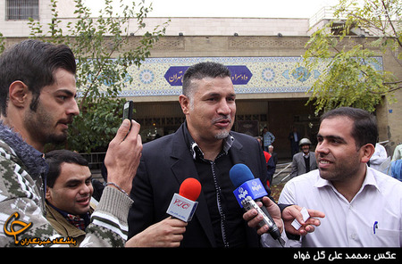 دایی در دادگاه انقلاب/عکس