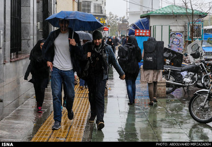 بارش باران پاییزی در تهران/تصاویر