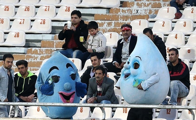 بحران آب به فوتبال رسید+عکس