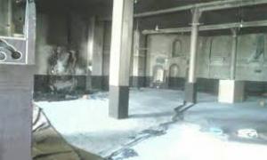 آتش زدن یک مسجد در کرانه باختری