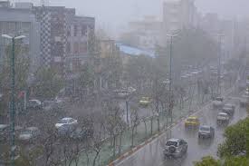 بارش برف و باران در تهران از دوشنبه 
