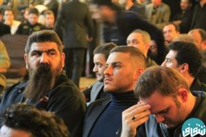 عکس/ بادیگارد یک خواننده در مراسم پاشایی 