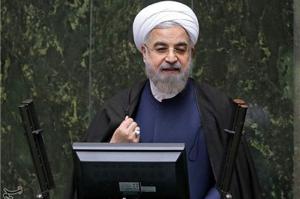 روحانی وارد صحن علنی مجلس شد