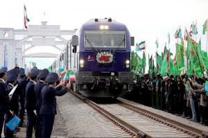 افتتاح راه آهن شرق دریای خزر+عکس