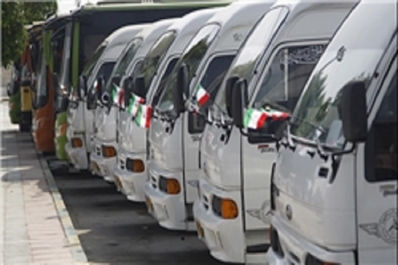 ارسال ده‌ها دستگاه اتوبوس ایرانی به کربلا