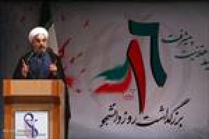 Student movement beyond party affiliation: Rouhani 