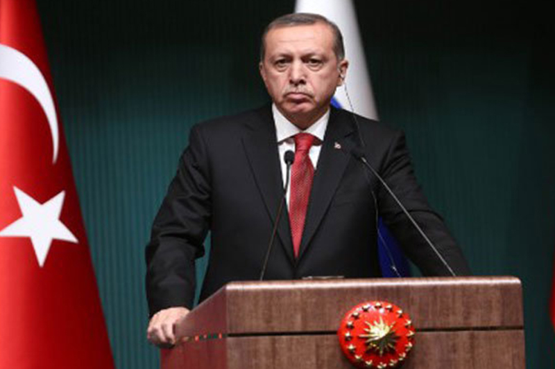 حمله اردوغان به رئیس جمهوری مصر