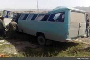 واژگونی مینی‌بوس حامل زائران کربلا