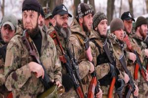 شبه نظامیان چچنی در درگیری های اوکراین شرکت دارند