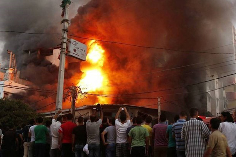انفجار در مرکز فرهنگی فرانسه در غزه 