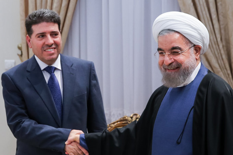 دیدار نخست وزیر سوریه با روحانی
