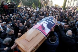 تشییع پیکر زنده یاد مرتضی احمدی