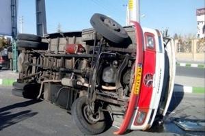 جزئیات واژگونی مینی‌بوس حامل دانش‌آموزان در سمنان 