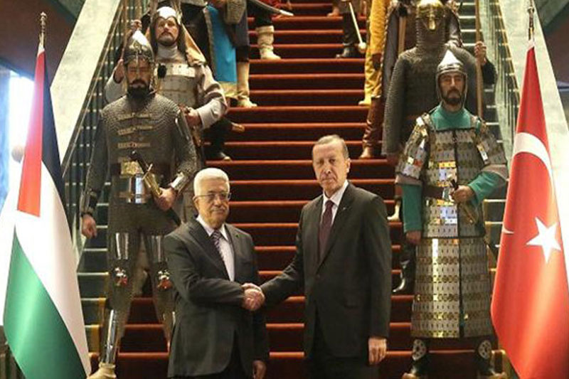 استقبال از «ابومازن» به شیوه «اردوغان»