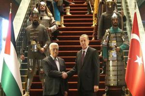 استقبال از «ابومازن» به شیوه «اردوغان»