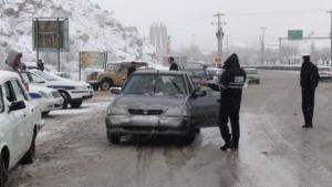 توصیه های پلس راهور به رانندگان جاده های برفی 