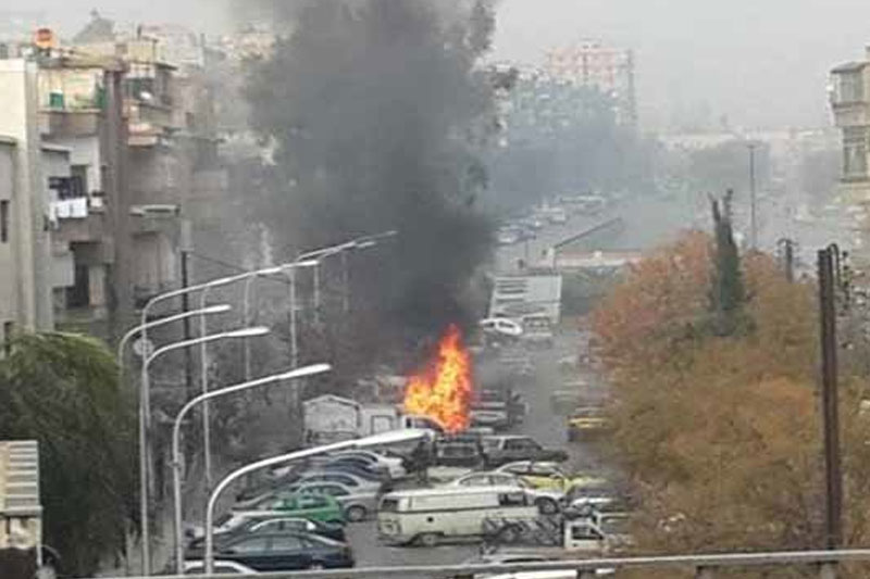 حملات خمپاره ای تروریستها به دمشق