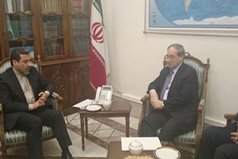 ملاقات قائم مقام وزیر خارجه سوریه با عراقچی 