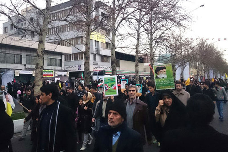 مشت ملت6/راهپیمایان خواستار توافق عزتمندانه هسته ای شدند