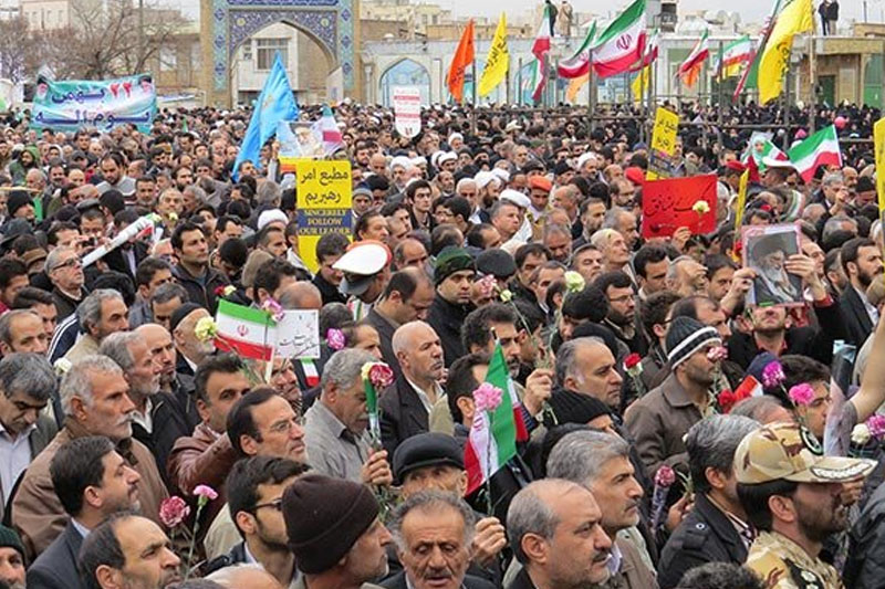 شبکه عراقی الفرات: حضور گسترده مردم در مناطق مختلف ایران