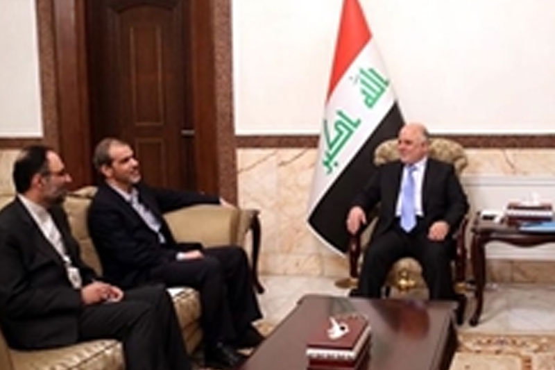حیدر العبادی و سفیر ایران در بغداد با یکدیگر دیدار کردند