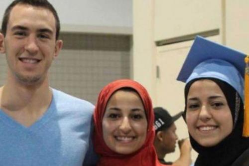 تجمع اعتراضی دانشجویان به حادثه «چپل هیل» در آمریکا 