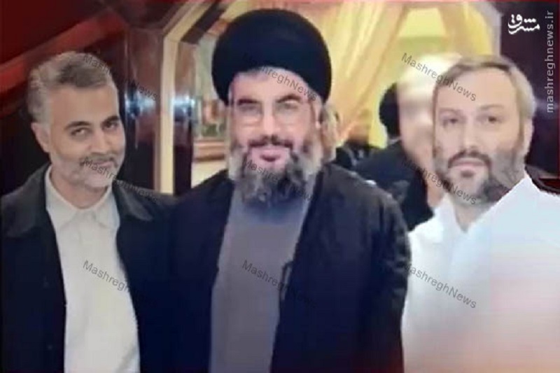 حاج قاسم، نصرالله و شهید مغنیه+عکس