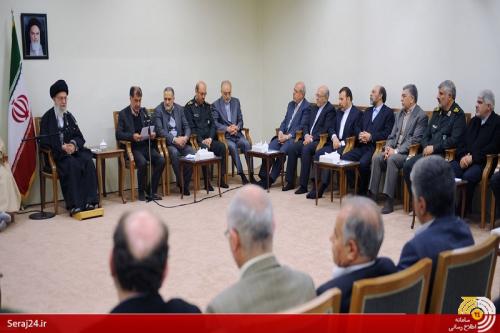 عکس:دیدار اعضاى ستاد بزرگداشت روز ملى مهندس با رهبر انقلاب