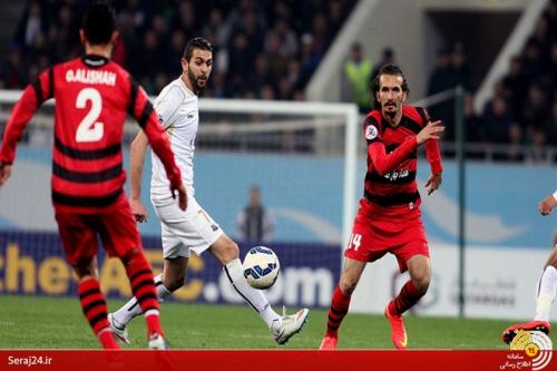عکس:دیدار دو تیم پرسپولیس و بنیادکار