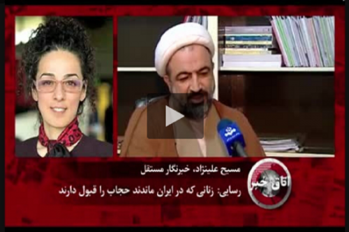 فیلم+ مسیح علی نژاد کدام بخش از سخنان رسایی را سانسور کرد