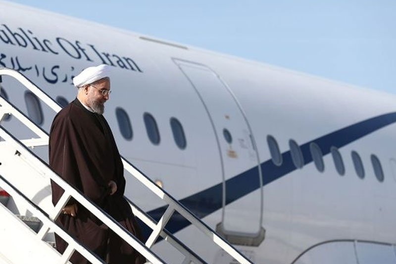 رییس‌جمهور عشق‌آباد را به مقصد تهران ترک کرد